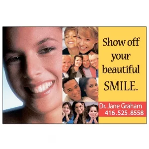 Show off Your Smile – Custom Dental Reminder Card – DEN302PCC