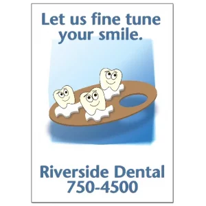 Custom Dental Reminder Card – Fine Tune Your Smile – DEN316PCC