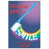 Dental Appointment Reminder Card - We Love Your Smile - DEN319PCC