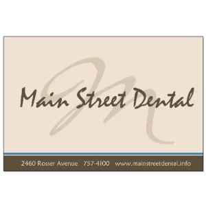 Custom Dental Recall Card – Logo Abstract – DEN323PCC