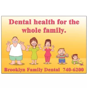 Custom Reminder Card – Dental Heath for the Family – DEN327PCC