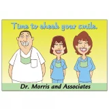 Custom Dental Card - Time to Check Your Smile - DEN330PCC