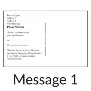 Custom Dental Reminder Card – Mountain Scenery – DEN506PCC