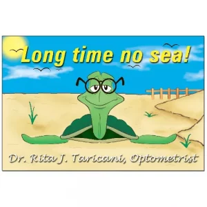 Optometry Recall Card Long time no sea – OPT218PCC