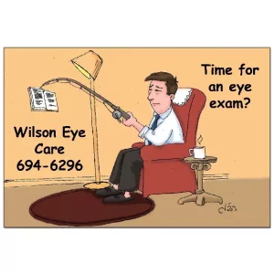 Eye Doctor Reminder Card Time for an eye exam – OPT225PCC