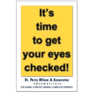 Optometric Reminder Postcard It’s time to get your eyes checked – OPT301PCC