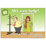 Optometric Custom Reminder Card “We can help” OPT308PCC