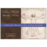Custom Chiropractic Card - Full Circle Massage Therapy - CHR109PCC