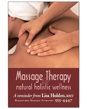 Chiropractic Custom Card – Massage Therapy – CHR112PCC