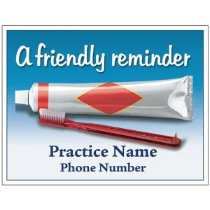Customizable Perforated Dental Appointment Card – DEN104LZC