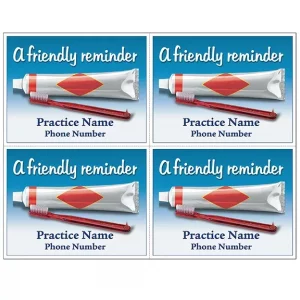 Customizable Perforated Dental Appointment Card – DEN104LZC