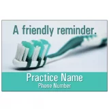 Custom Dental Appointment Reminder Postcard - DEN110PCC