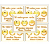 Custom Perforated Dental Card – Miss Your Smile – DEN129LZC