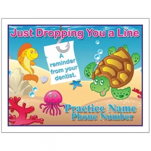 Custom Dental Reminder Perforated Card – DEN227LZC