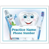 Personalized Tear-Off Dental Reminder Card – DEN251LZC