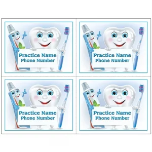 Personalized Tear-Off Dental Reminder Card – DEN251LZC