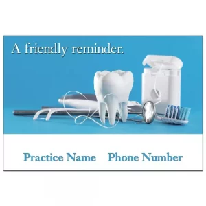 Custom Friendly Dental Appointment Reminder – DEN507PCC