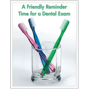 Custom Dental Perforated Card – Time for Exam – DEN105LZCup