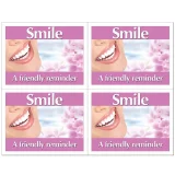 Customizable Dental Reminder Card - DEN503LZCup (Perforated)