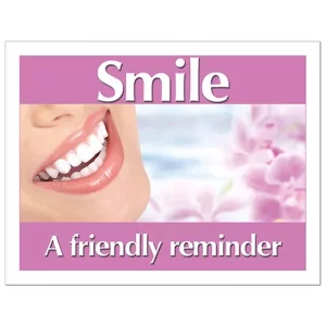 Customizable Dental Reminder Card – DEN503LZCup (Perforated)