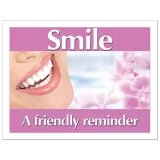 Customizable Dental Reminder Card – DEN503LZCup (Perforated)