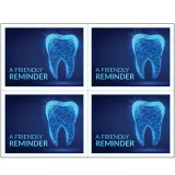 Custom Dental Reminder Card - DEN505LZCup (Perforated)