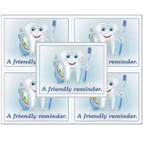 Custom Recall Dental Postcard – DEN508LZCup (Perforated)