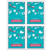 Perforated Personalized Dental Reminder Card - DEN509LZCup